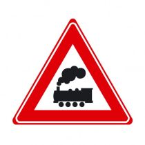 Verkeersbord J11 - Waarschuwing overweg zonder slagbomen