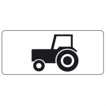 Onderbord OB05, geldt alleen voor tractoren