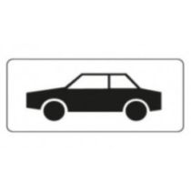 Onderbord OB09, geldt alleen voor auto's