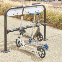 Stepstalling voor 12 steppen, face to face schikking, steppen staan op 1 niveau