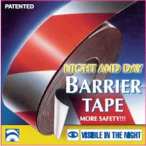 Afzetlint reflecterend 250 meter x 7,5 cm, geel