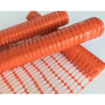 Afzetnet HDPE Medium 50 x 1 meter, 150 gram/m2, kleur oranje
