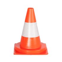 Afzetkegel 30 cm oranje met 1 niet reflecterende band