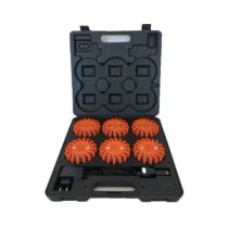 Rotor Light 6 stuks met oranje led licht en koffer