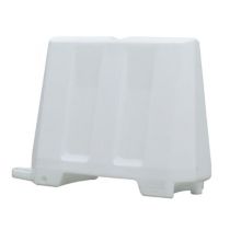 Barrier kunststof 110 x 40 x 81 cm, kleur wit