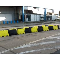 Barrier kunststof 100 x 40 x 60 cm, kleur zwart