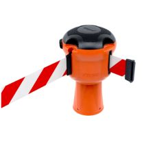 Skipper kegeladapter met uittrekbaar 9 meter lint rood/wit