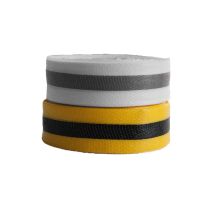 Afzetlint nylon 45 meter x 5 cm, geel/zwart