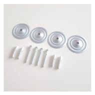 Schoevenset voor bevestiging van een opvul gootstrook aan de goot